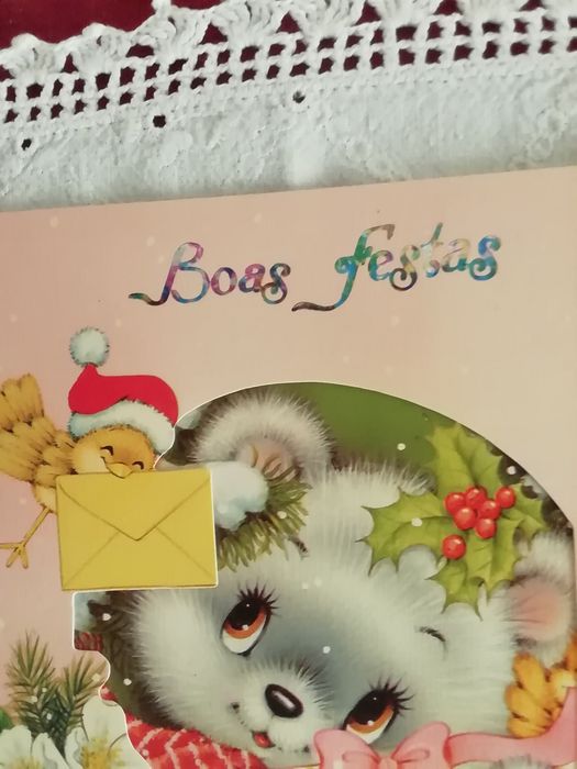 Postal Boas Festas, para coleção