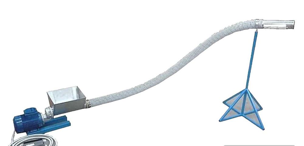 Гнучкий шнек, гибкий шнек, шнек безосевой, транспортер для пелет