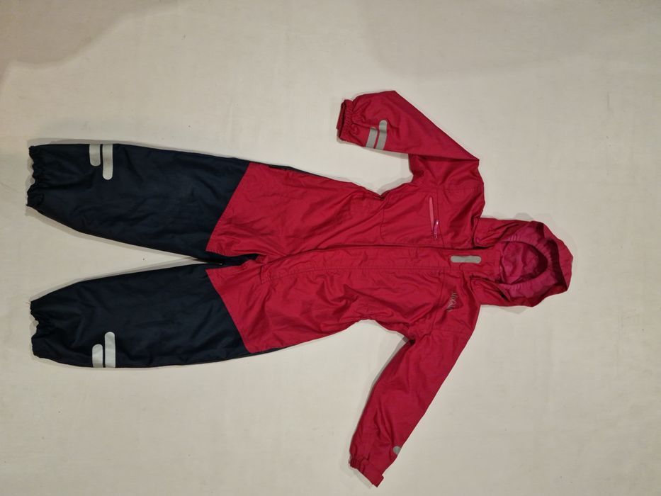 Kombinezon Skogstad narciarski roz,122/128 wodoodporny jednoczęściowy