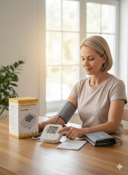 medidor de tensão arterial eletrónico de braço