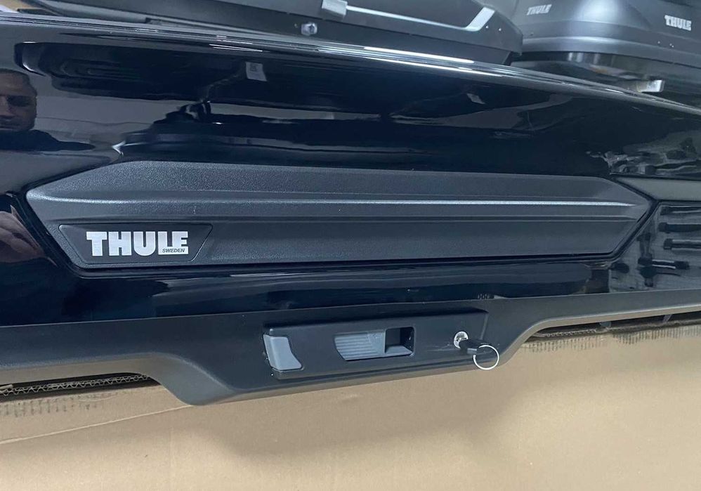 Бокс на дах авто Thule Motion 3 XL Low Black 216x89x35 см 400л БВ як Dynamic Exellence нові вживані вітринні автобокси чорний сірий глянець заниженний