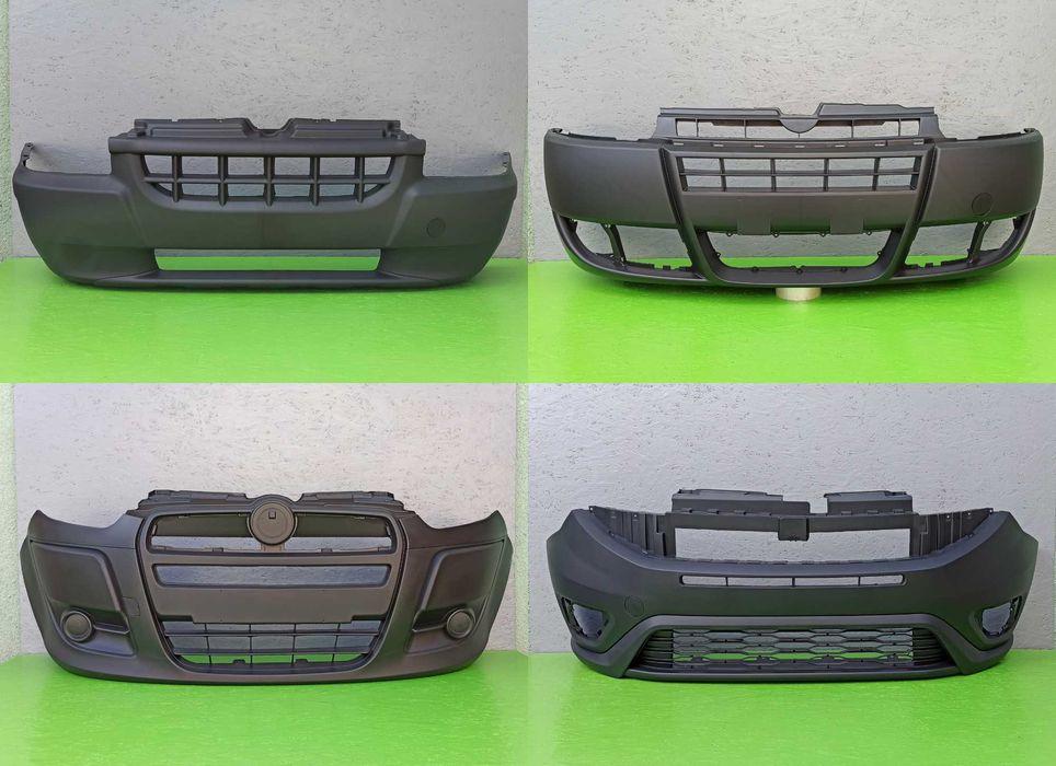 Решетка Заглушка Ресничка в бампер на Фиат Добло Fiat Doblo 01-25р