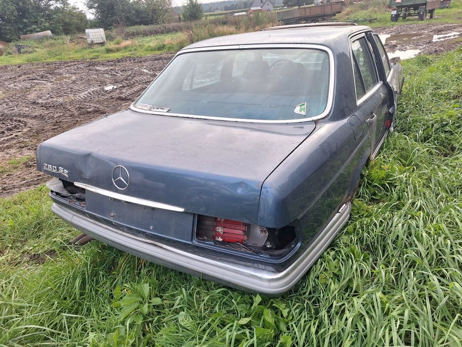 Mercedes 126 S klasa lampa błotnik maska