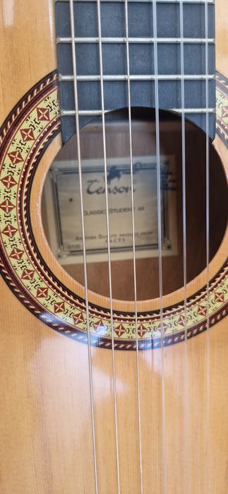 Guitarra clássica Tenson e saco