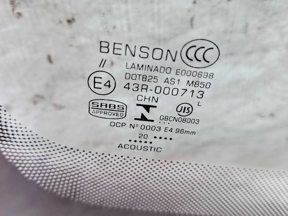 szyba czołowa przód przednia vw golf vii 7 5g0 2012-2020 na sensor czujnik deszczu 5q0955547a benson