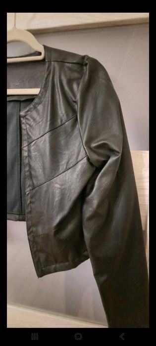 Żakiet narzutka marynarka eko skóra