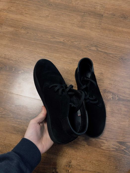 Чоловічі замшеві чорні ботинки Davis, 43 розмір