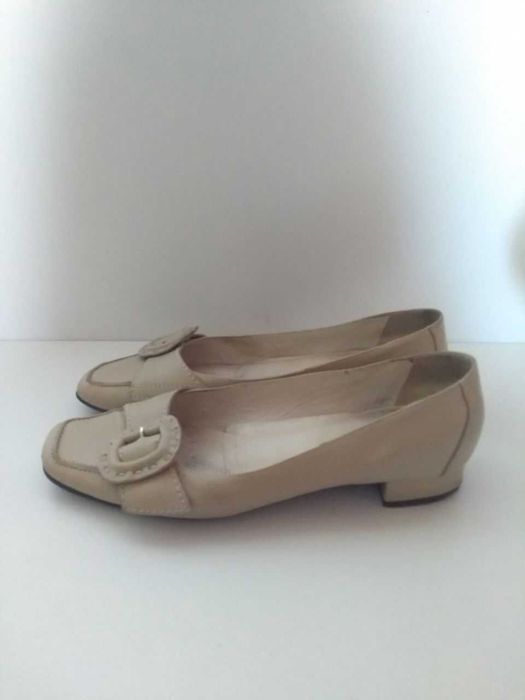 GEOX Бежеві Шкіряні Жіночі Мокасини / Туфлі