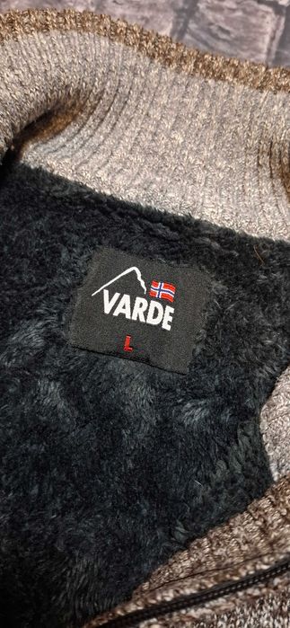 Varde sweter męski ,,na misiu", norweski futerkowy, outdoor trekking