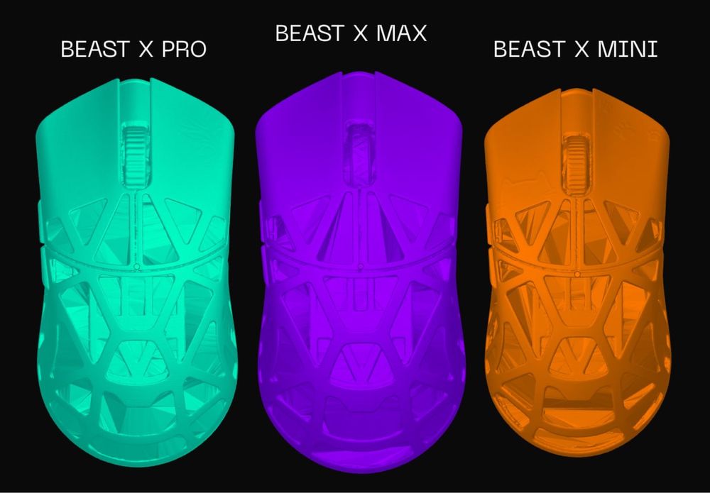 Мишки WLmouse Beast X Pro/Max/Mini Pro/Huan мышка mouse solid slides 8K