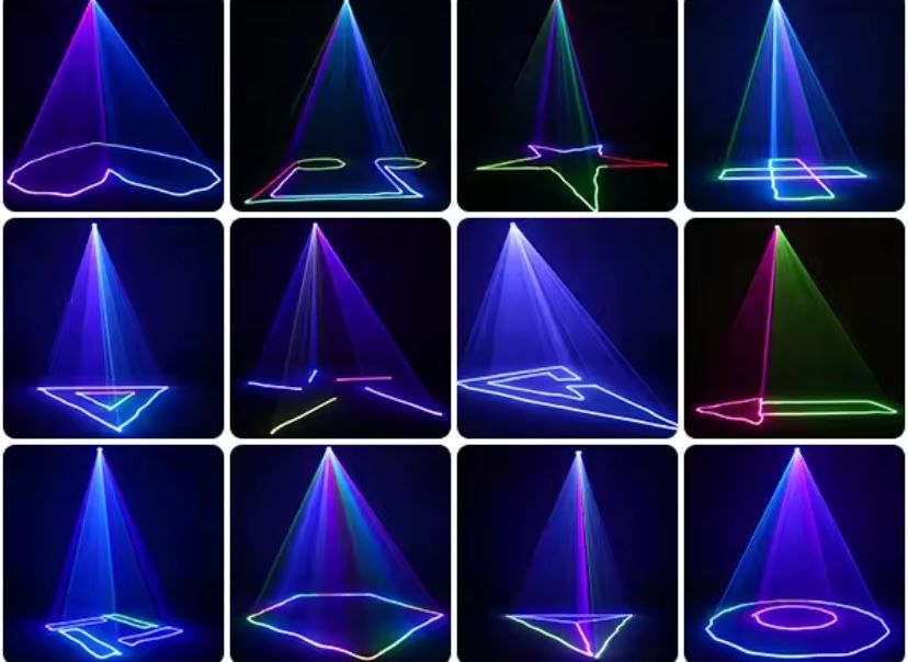 Laser dyskotekowy Orion - 500 mW RGB, dużo animacji, wzory, skanery
