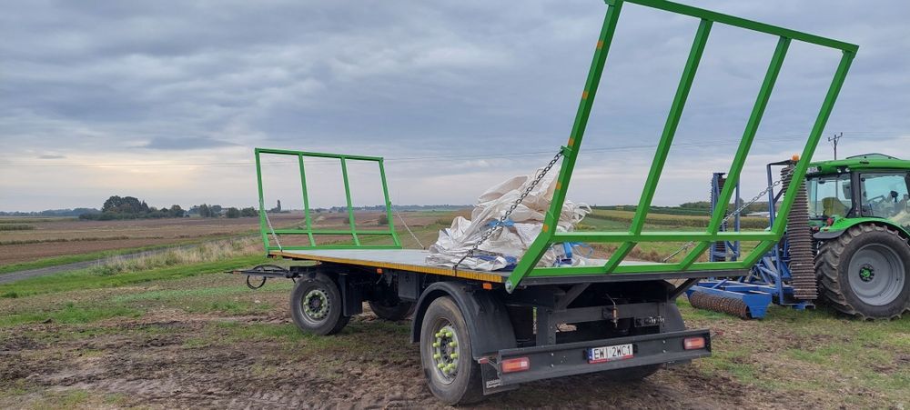 Przyczepa do bel, platforma, skrzyniopalet SCHMITZ