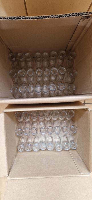 Butelki 100ml z nakrętkami