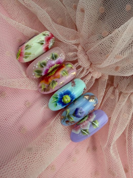 Stylizacja paznokci hybryda żel pedicure