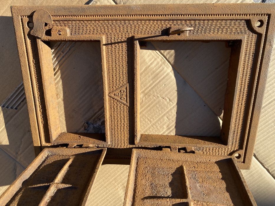 Drzwiczki do pieca wędzarni 48 x 33 cm.