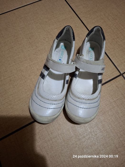 Skórzane buty/ balerinki r 31