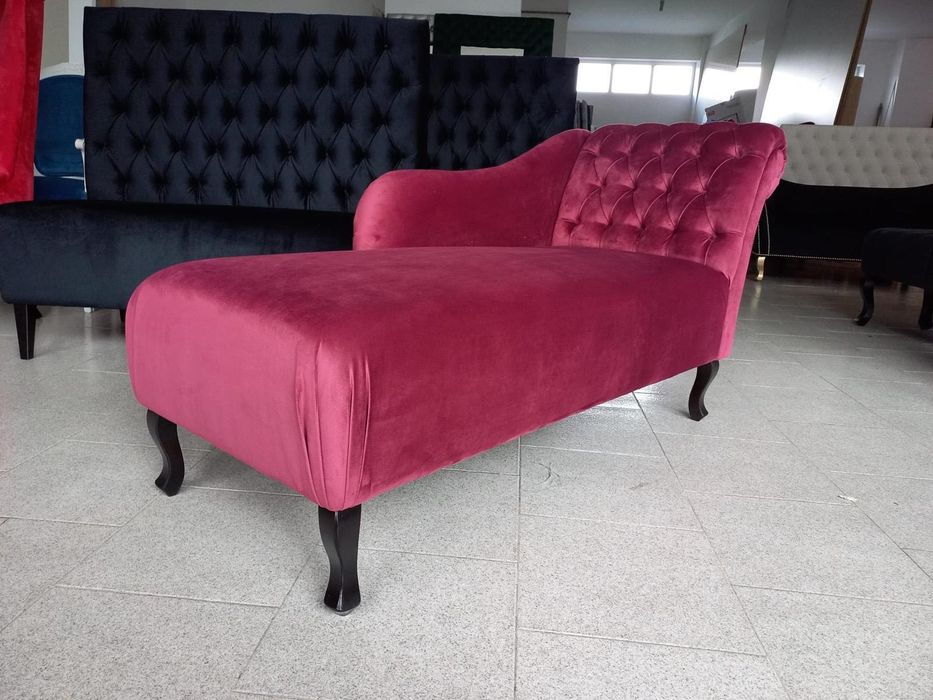 Chaiselongue Bordeaux como nova