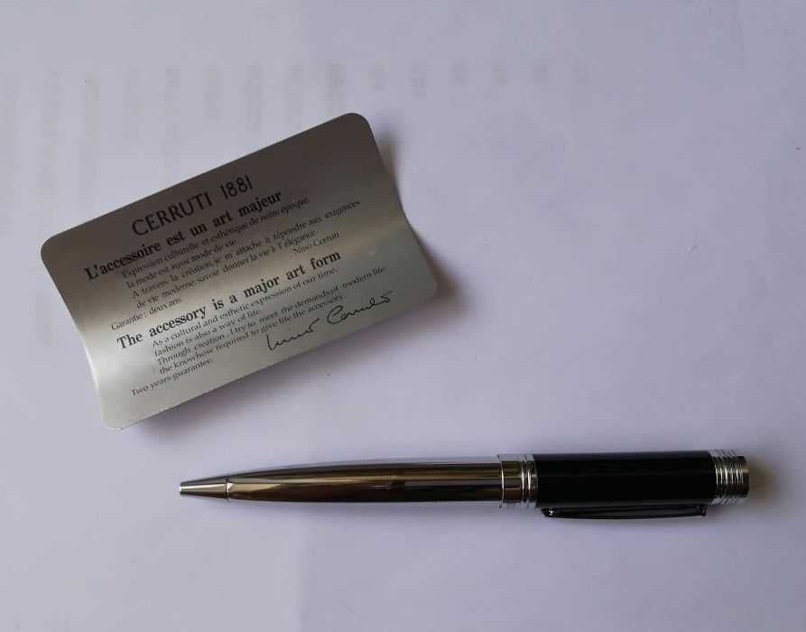 Esferográfica Cerrutti 1881 NOVA • estojo completo + a caneta • prenda