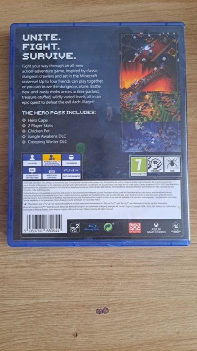 Minecraft Dungeons Hero Edtion PS4 (stan 5/6)