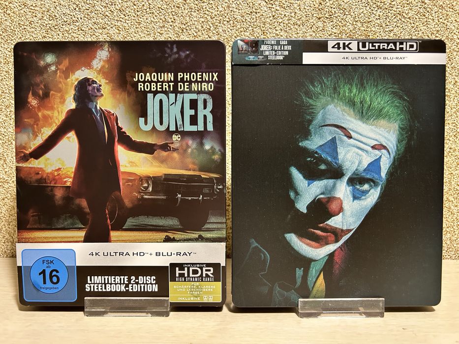 Steelbook 4K Ultra HD Blu-ray Веном 1-3/ Джокер 1-2/ Мег 1-2/ Шазам 1-2/ Лара Крофт 1-2