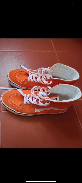 Vans high laranja