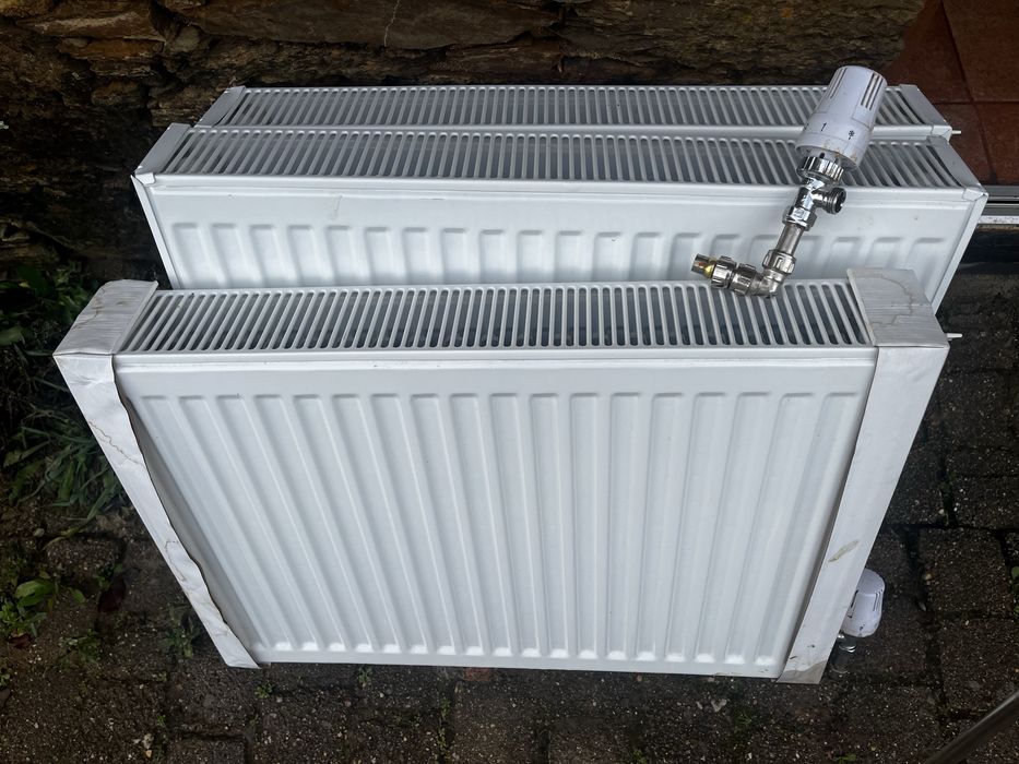 Radiadores para aquecimento central.