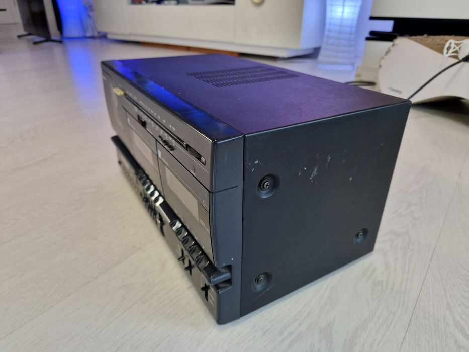 Wieża Grundig CCD 300 CD Radio 2x kaseta equalizer 1989 Retro