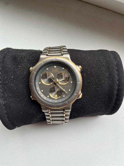 Часы Ситизен  3560  Quartz Chronograph NOS Titanium