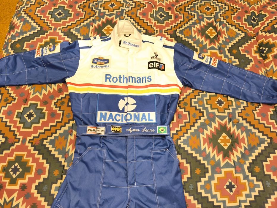 Renault Rothmans Elf fato Ayrton Senna