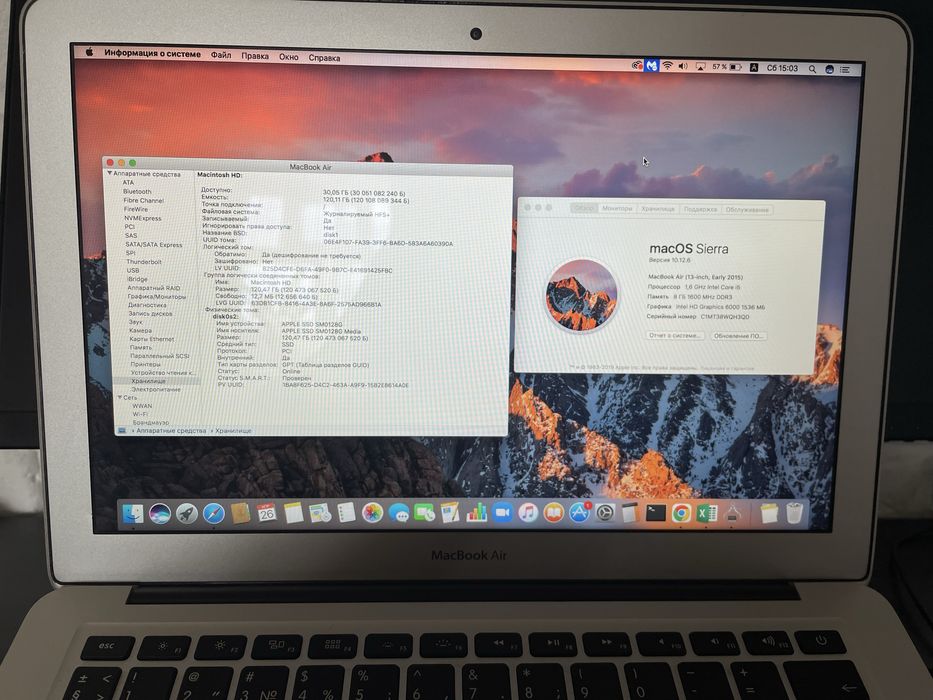Macbook Air 13” 2015