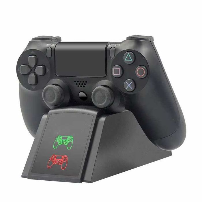 PS4 Carregamento Rápido Dock Carregador Duplo com Indicador de Carga