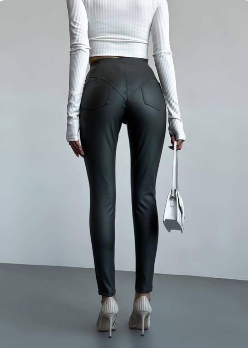 Лосини з еко-шкіри