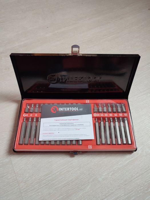 Набор звёзд и шестигранников 40 ед  Cr-V STORM INTERTOOL ET 8040