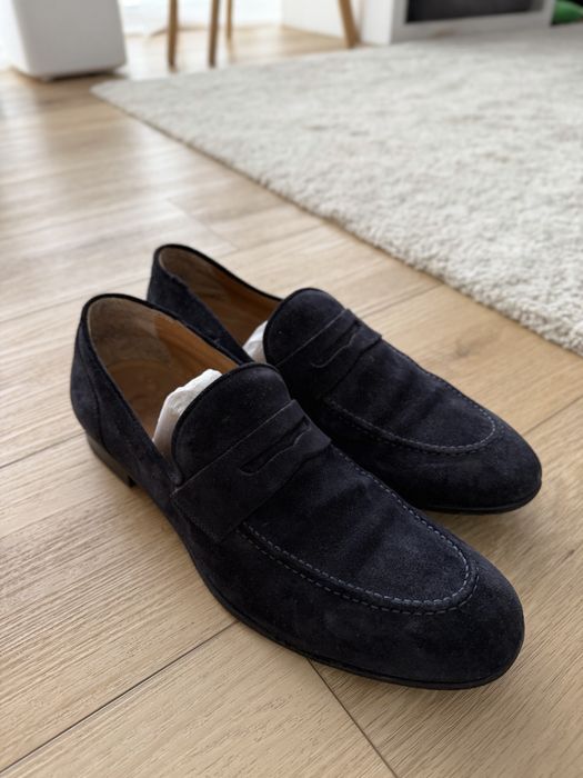 Męskie lofery Salerno zamszowe