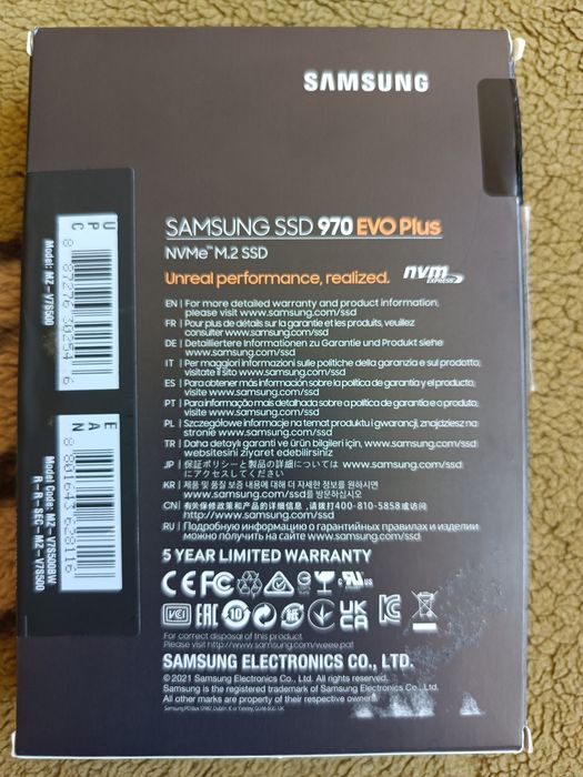 Dysk SSD Samsung 970 Evo Plus 500 GB