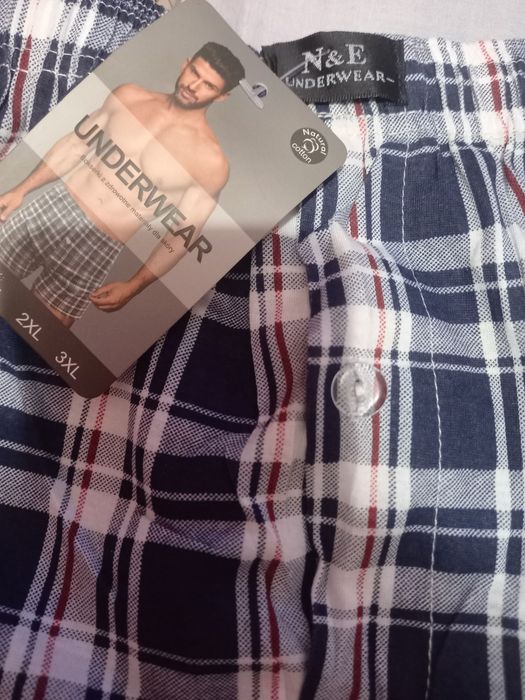Чоловічі труси сімейні трусы Underwear в клетку  Хлопoк Л -3хл  шортик