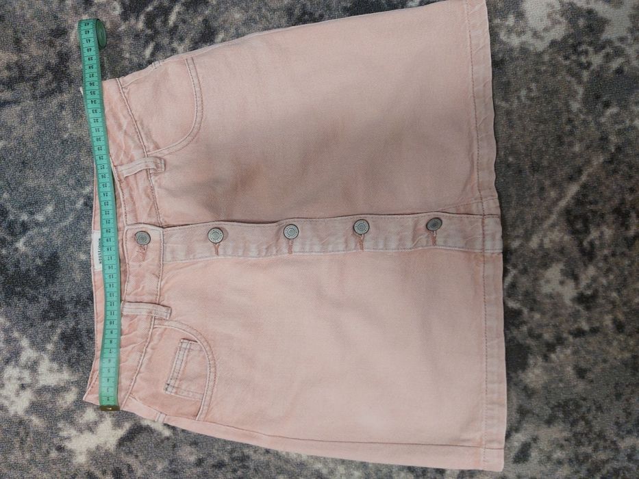 Рожева джинсова спідниця House denim