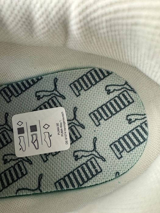 Nowe sneakersy sportowe PUMA Mirage Sport Hacked białe szare 41