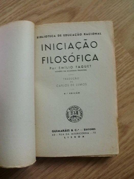 Iniciação Filosófica por Emílio Faguet