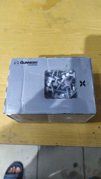 Саморез кровельный Gunnebo 4.8*35 белый