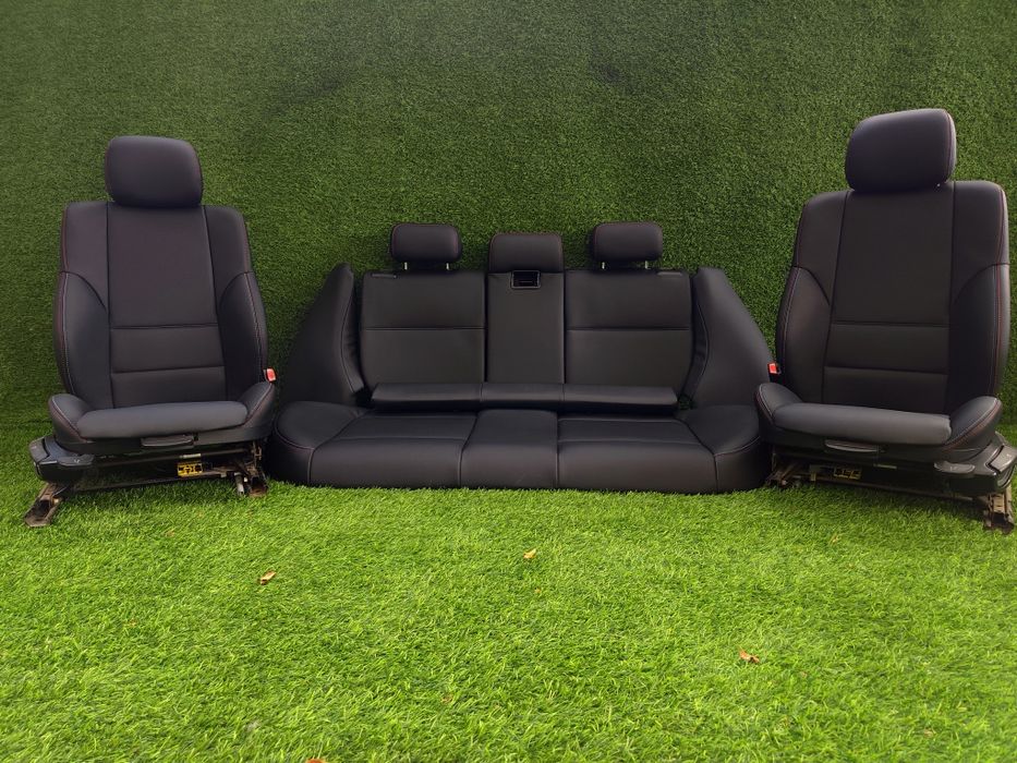 Bancos Pack M Personalizados completamente novos Estofamento Novo pele preta de qualidade superior para bmw todas as versões E46 Touring