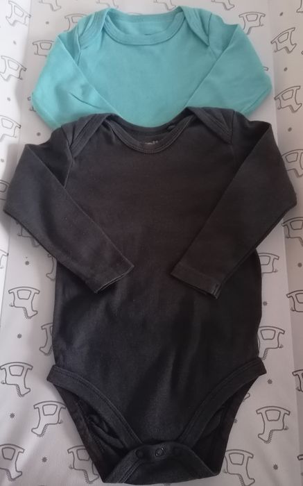 Body z długim rękawem zestaw 2 szt r. 74/80
