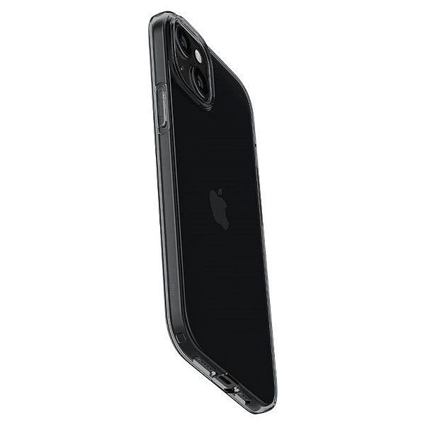 Etui Spigen Crystal Flex na iPhone 15 Plus - szaro-przezroczyste