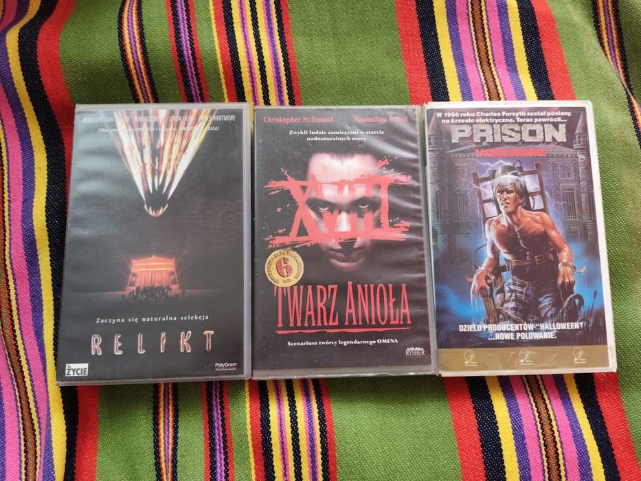 Relikt, twarz anioła, Więzienie - Horrory VHS