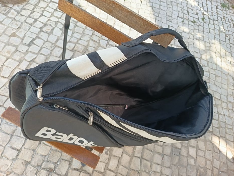 Saco Babolat com duas raquetes de tenis
