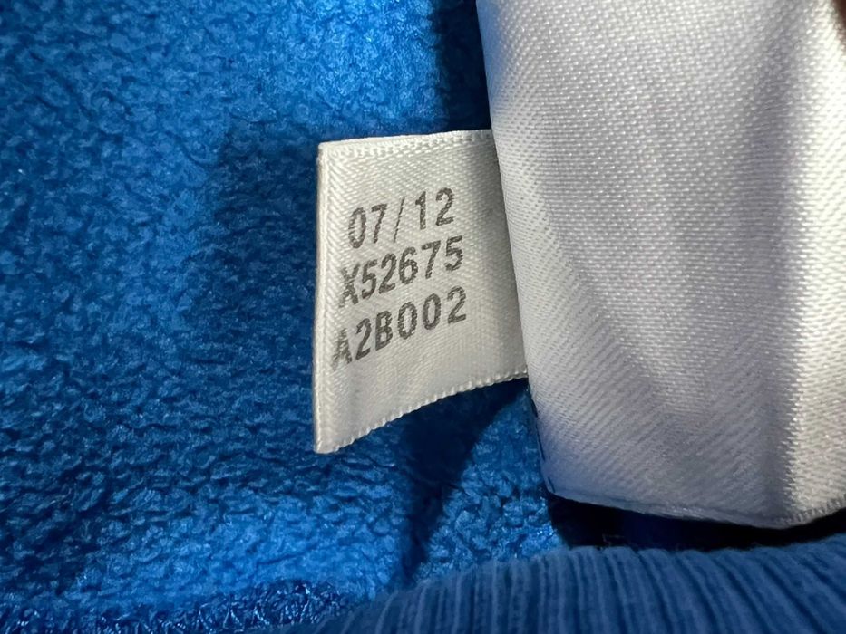 Adidas Originals bluza męska XL bez kaptura niebieska bawełna paski