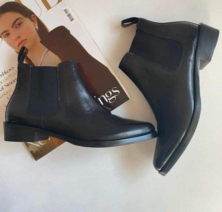 Черевики, натуральна шкіра