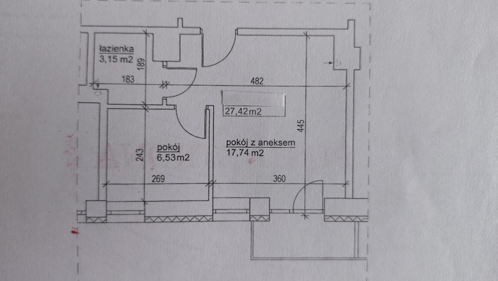 Mieszkanie 2 pokoje z balkonem, komórka lokatorska i miejscem postojowym.