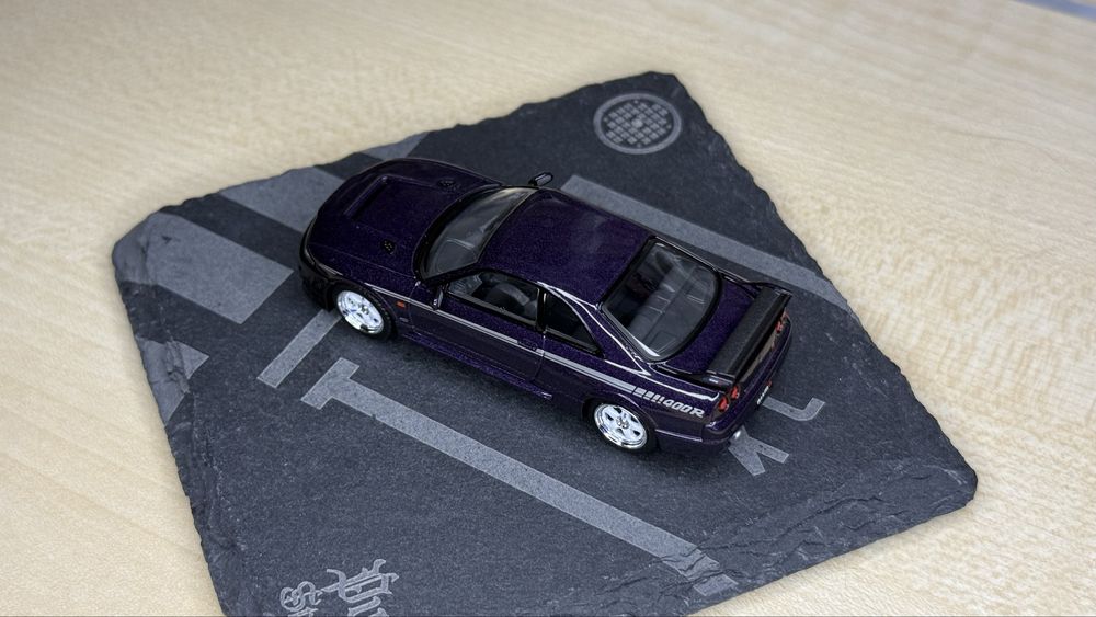 Tomytec 1/64 Nissan Skyline R33 400R Purple LV-N305e