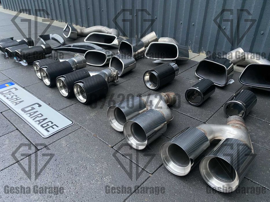 Насадки на выхлопную BMW БМВ E70 E71 F10 F11 F15 G30 G31 в наличии